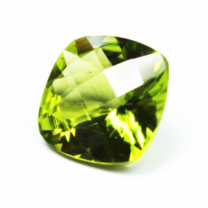 Cojín de peridoto verde natural Forma de trillón Tamaño calibrado Fabricación de joyas de piedras preciosas Piedra de peridoto suelta al por mayor de alta calidad - Product Image 3