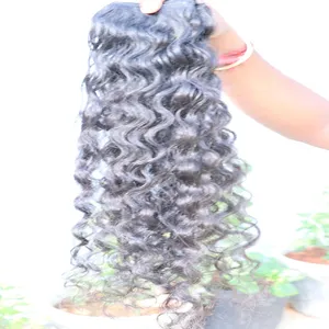 ผมต่อเป็นลอนแบบคนอินเดียสำหรับต่อผม100% ผมชาวอินเดียแบบไม่ผ่านกระบวนการดีไซน์ใหม่ - Product Image 1