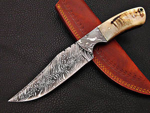 ด้ามจับด้ามจับโบวี่สกินเนอร์เหล็กดามัสกัสทำด้วยมือปรับแต่งได้สะดวกสบายทำด้วยมือ - Product Image 3