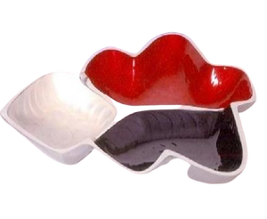 ถาดใส่ผลไม้แห้งทำจากอลูมิเนียมทำมือพร้อมถาดตกแต่งลายพิมพ์สีสำหรับใส่ของว่างและของขวัญที่บ้าน - Product Image 4