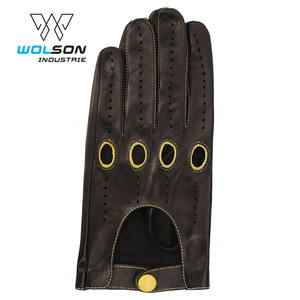 ถุงมือหนังแกะคุณภาพสูงรุ่นล่าสุดสำหรับผู้ชาย ถุงมือหนังแฟชั่นสำหรับทุกเพศ คุณภาพสูง - Product Image 2