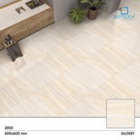 Nouvelle conception, carrelage intérieur en porcelaine polie, aspect marbre moderne, couleur chocolat foncé, brun foncé, 600x600mm, résistant à l'usure