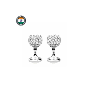 Meilleure vente Bol en cristal de bougie au design indien avec motif de diamant de l'Inde au prix de gros - Product Image 1