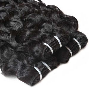 วิกผมชาวอินเดียแบบตรงผม Remy ธรรมชาติสีดำเป็นมัดผมมนุษย์สำหรับต่อผมเป็นกลุ่มพร้อมปลายสองด้าน - Product Image 4