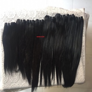 Pelo indio sin procesar de alta calidad, extensiones de cabello humano virgen con una sola onda, a precio de fábrica - Product Image 5