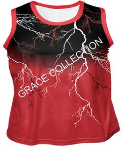 Custom <b>Design</b> Quick Dry Sublimated Sports Singlet - Product Image 3
