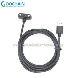 Câble de charge magnétique 5 positions USB Transfert de données et d'alimentation Connecteur Pogo Pin mâle <span class=keywords><strong>femelle</strong></span> 5 positions à ressort - Product Image 5