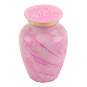 Urna de Metal de estilo americano Rosa orquídea, recuerdo de latón para cremación conmemorativa de mascotas, suministros funerarios, decoración para cenizas - Product Image 1