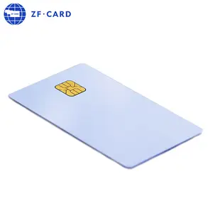 Pvc Card With Chip Blank PVC Inkjet SLE4428 SLE5528 SLE4442 Contact IC RFID Smart Card With Chip