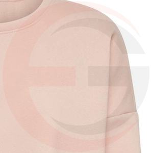 Sweat-shirt à capuche pour femme en gros pas cher, col rond, logo personnalisé en relief 3D, polaire lavé, saison printemps, écologique - Product Image 3