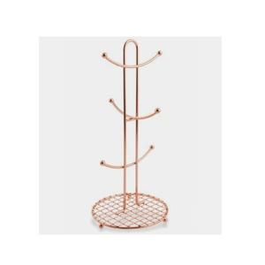 Modern Copper and Brass Cup Holder Tree Decorative Metal Brass <b>Mug</b> Holder Stand Hook <b>Gold</b> Finished Aluminum <b>Mug</b> Stand - Product Image 5