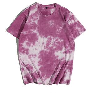 Camisetas Tie Dye para hombre, ropa Vintage de algodón, holgada, de talla grande, de manga corta que combina con todo, estilo Hip Hop, de verano, venta al por mayor - Product Image 3