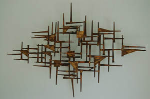 Art mural en fer forgé artisanal de luxe moderne de qualité supérieure, nouveau design, vente chaude - Product Image 5