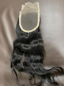 วิกผมธรรมชาติแท้จากอินเดียใต้6x6สำหรับการปิดลูกไม้ผมมนุษย์เกรด12A ไม่ผ่านการแปรรูปผมสีดำลอนเป็นมิตรกับสิ่งแวดล้อมนุ่ม - Product Image 2