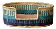 Best Seller Handwoven Vime Rattan Seagrass Pet Bed Cestas para cães e gatos Seagrass Pet House pet Dog House Do Vietnã