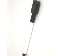 Marqueur effaçable à sec à pointe fine en acrylique pour tableau blanc, double face, rechargeable, multicolore, logo personnalisable, 137 mm