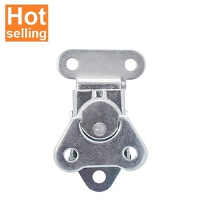 Customized light HC272 galvanized silver metal hasp <b>lock</b> hardware for eco-friendly <b>portable</b> flight case fitting keyless <b>locks</b> - Product Image 1