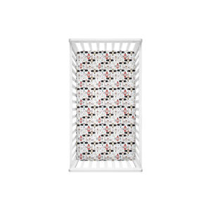 Sábana de cuna ajustada para bebé, supersuave, blanca, gran oferta - Product Image 1