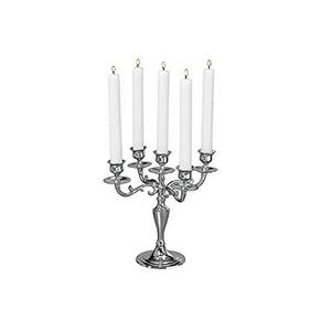 Candelabre en laiton de couleur argent, design standard, forme et taille personnalisées, centre de table pour les meilleures ventes - Product Image 3