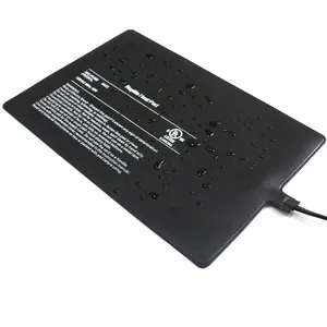 Alfombrilla Térmica de Infrarrojos Lejanos para Reptiles, Ajuste de Temperatura, 110 V, 7 W, Alfombrilla Térmica de Lujo Ecológica para Reptiles, Geckos y Más - Product Image 1