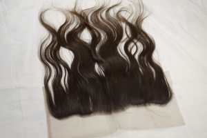 Paquets de trame de vague de corps de cheveux de Remy brésiliens vierges avec les extensions de cheveux frontales assorties de 13X4 13X6 - Product Image 6