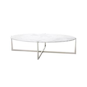 ที่มีคุณภาพสูงและด้านบนขายรูปไข่โต๊ะกาแฟหินอ่อนด้านบนราคาถูกขายสูงสุด - Product Image 1