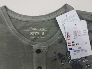 Camisetas Henley de Manga Corta para Hombre, de Marca, de Primera Calidad, Ligeras, Teñidas, 100% Algodón, Estilo Béisbol - Product Image 5