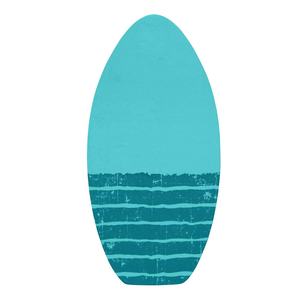 Skimboards en <span class=keywords><strong>bois</strong></span> NEH avec coussinets de préhension en EVA coloré, <span class=keywords><strong>skimboard</strong></span> léger pour la plage, enfants et adultes, avec bodyboards en mousse à traction - Product Image 2