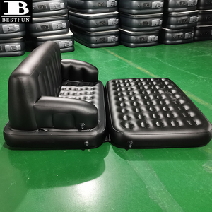 Fabbrica su misura in PVC gonfiabile aria divano e letto campeggio mobili in plastica resistente saltare in alto divano letto doppio <span class=keywords><strong>materasso</strong></span> - Product Image 4