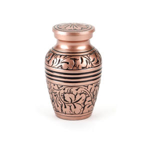 เหยือกใส่เถ้ากระดูก2025ขนาดเล็กสีโรสโกลด์ดีไซน์เนอร์โลหะ - Product Image 1