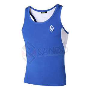 OEM Hombres Casual Fitness Tank Top O-cuello Slim Fit Diseño Ropa de gimnasio a la venta - Product Image 4