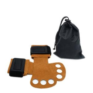 Soporte de muñeca de cuero para levantamiento de pesas, 3 agujeros - Product Image 3