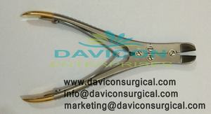 Pince manuelle orthopédique en acier inoxydable Riel Wire Cutter Pin & Wire Cutters Base d'instruments chirurgicaux - Product Image 2