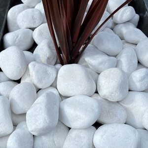 Galets blancs de neige de grande taille pour aménagement paysager, décoration de jardin extérieur, galets et graviers blancs, vente en gros au Vietnam - Product Image 6