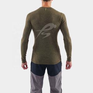 T-shirt de compression sportif à manches longues pour homme et garçon, col rond, léger, à séchage rapide, en Spandex/Polyester - Product Image 3