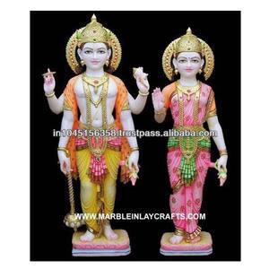 Laxmi Narayan Marble Statue - Product Image 1