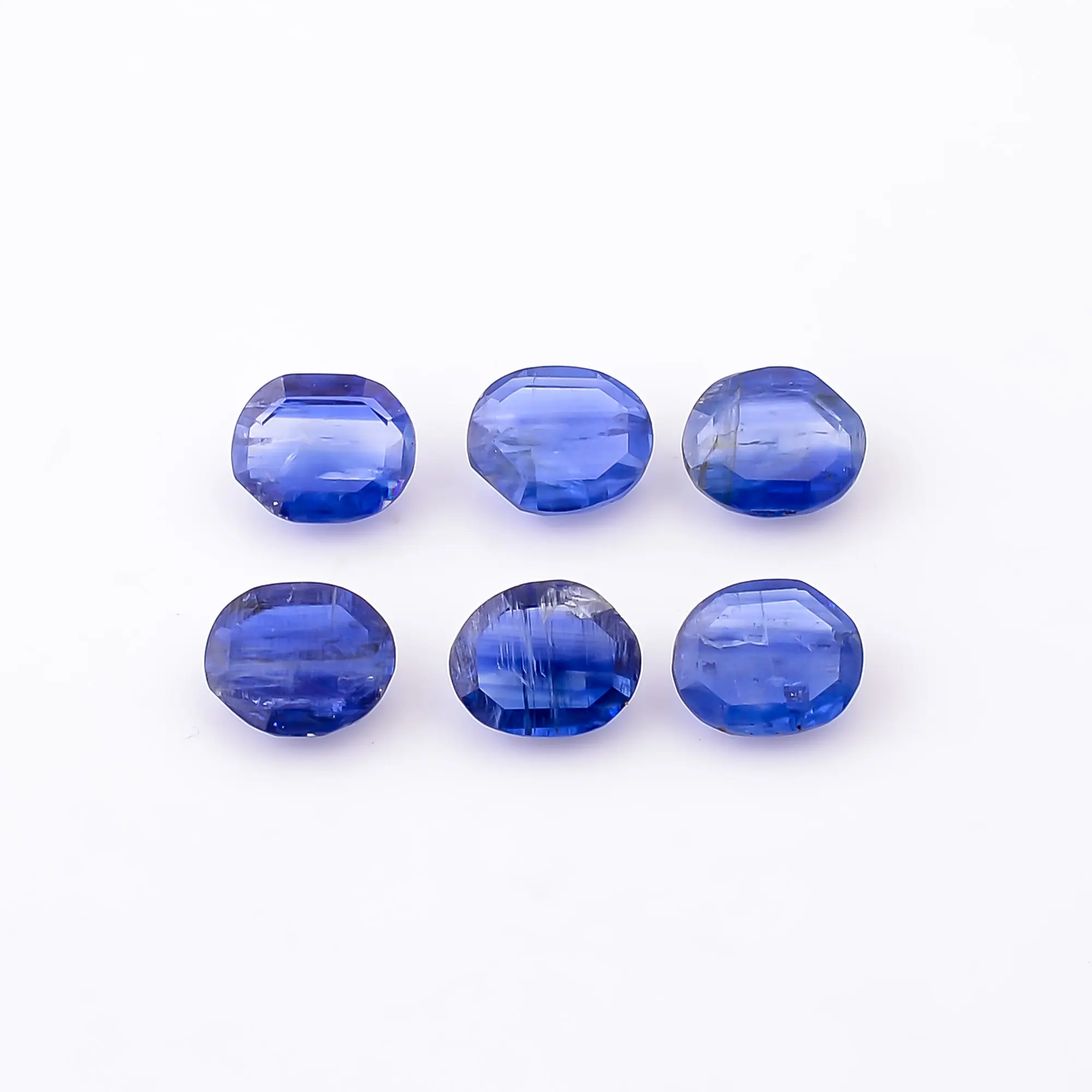 Оптовая продажа, драгоценный камень для изготовления ювелирных изделий, граненый калиброванный кианитовый драгоценный камень овальной формы, причудливый Ограненный Синий Кианит