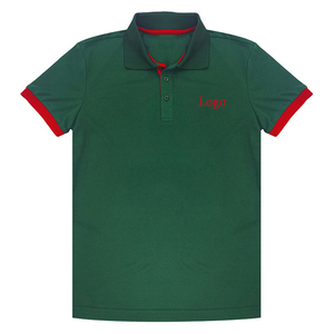 Camiseta de manga corta para hombre, polo informal liso con logotipo personalizado de algodón y poliéster, precio al por mayor, alta calidad, Verano - Product Image 4