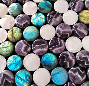 Améthyste naturel pour téléphone, 10g, vente en gros, ornée de cristaux d'améthyste pour bijoux, autocollants de alphabet pour téléphone portable - Product Image 6