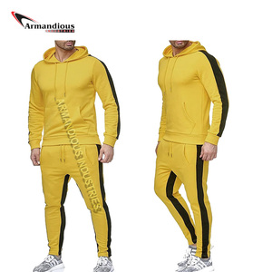 Men's Custom Wholesale Two-Piece Set Skinny Fit Winter Training Fitness Sports Suit with Summer Logo <b>Sweater</b> Trousers - Product Image 5