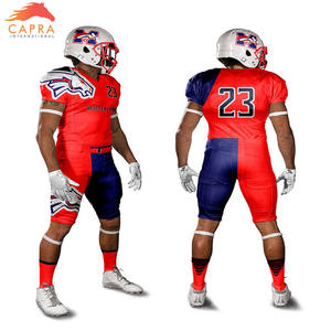 American Football Uniforms Full Sublimation Printed and tackle twill Team Name Numbers Wholesale Made - Product Image 5