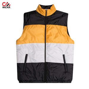 Chaleco con capucha para hombre, con cremallera completa, ligero, acolchado, de burbuja, con servicio OEM - Product Image 3