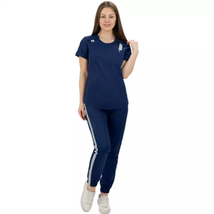 Bata de laboratorio personalizada para enfermera, ropa médica blanca, uniformes de enfermera, diseños para personal hospitalario, uniforme exfoliante - Product Image 1