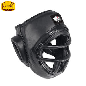 Protector de Cabeza de Cuero Vacuno de Alta Calidad Profesional, Logotipo Personalizado, PU Removible Impreso, Cuero Genuino, para Entrenamiento de Boxeo, Varios Tamaños - Product Image 1