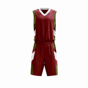Uniforme de basket-ball pour hommes, Logo personnalisé, respirant - Product Image 3