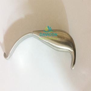 Retractor Manual ECKELT para instrumentos de cirugía plástica, base de acero inoxidable, instrumentos quirúrgicos básicos, uso clínico y hospitalario - Product Image 2