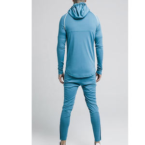 Pantalon de survêtement décontracté 2 pièces et survêtement à capuche pour hommes vêtements de sport en polaire imprimé pour la salle de sport pour le jogging d'hiver - Product Image 2
