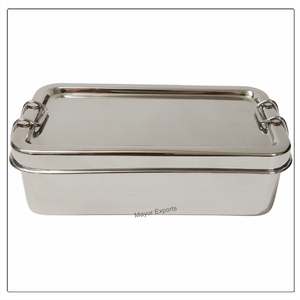 Xách tay <span class=keywords><strong>mini</strong></span> thép không gỉ Hộp Ăn Trưa cho trẻ em cho các trường học những buổi dã ngoại và thực phẩm lưu trữ trong nhà bếp hoàn hảo bánh sandwich tiffin - Product Image 2