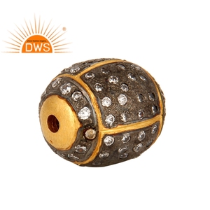 Último Modelo 2026: Cuentas de Plata de Ley con Gemas Naturales de Circonia Cúbica para Fabricantes de Joyería Femenina - Product Image 2