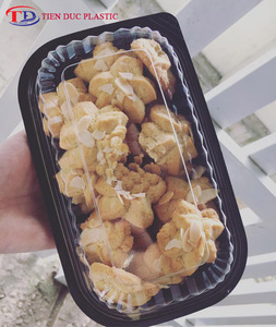 Factory Supply 1-2-4 Compartment Disposable Plastic Food <b>Container</b> with Lid Black <b>Takeaway</b> Packaging for Food Service - Product Image 6